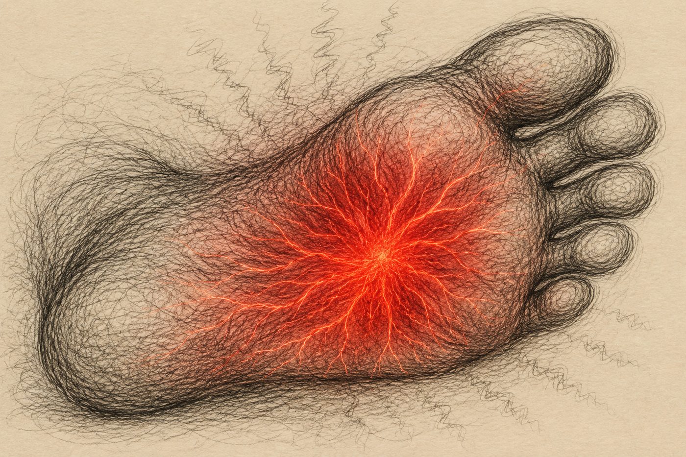 Časné příznaky neuropatie nohou